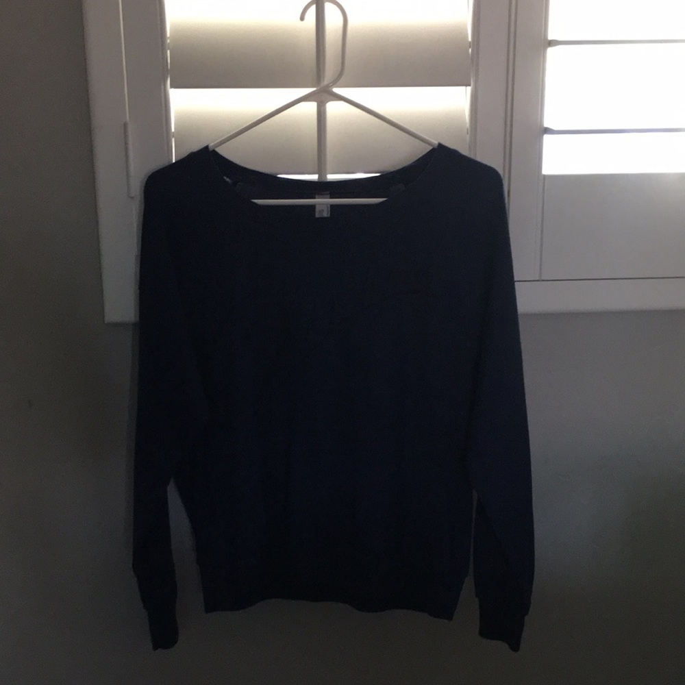 Navy blue sweatshirt